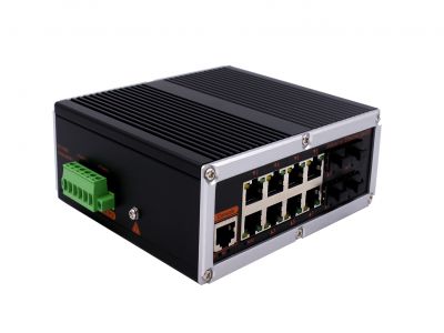 千兆四光八電管理型工業交換機